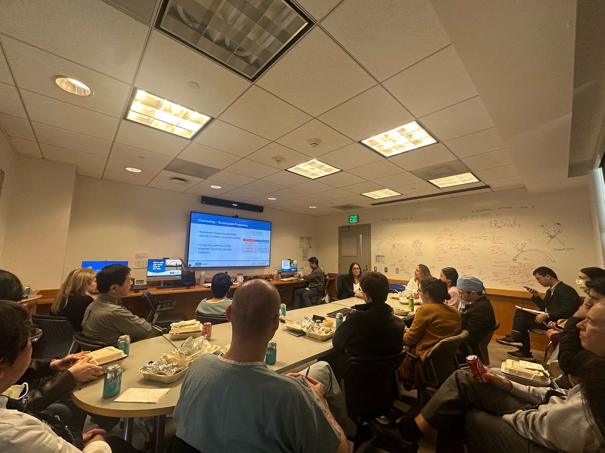 UCLA Cardiology Fellowship (@uclacvfellows) on Twitter photo Outstanding #GrandRounds on Peripartum Cardiomyopathy with one of our favorite attendings and recent <a href="/uclaCVfellows/">UCLA Cardiology Fellowship</a> alum <a href="/negeen_sh/">Negeen Shahandeh, MD</a> ! Outstanding #GrandRounds on Peripartum Cardiomyopathy with one of our favorite attendings and recent <a href="/uclaCVfellows/">UCLA Cardiology Fellowship</a> alum <a href="/negeen_sh/">Negeen Shahandeh, MD</a> !
