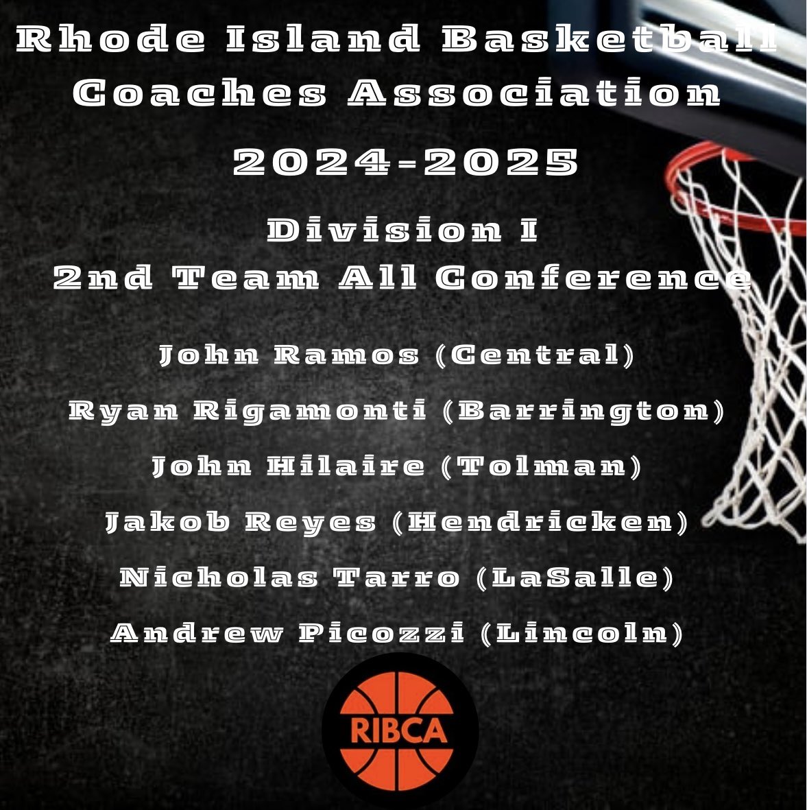 RibcaBasketball's tweet image. RIBCA - Division I
All Conference