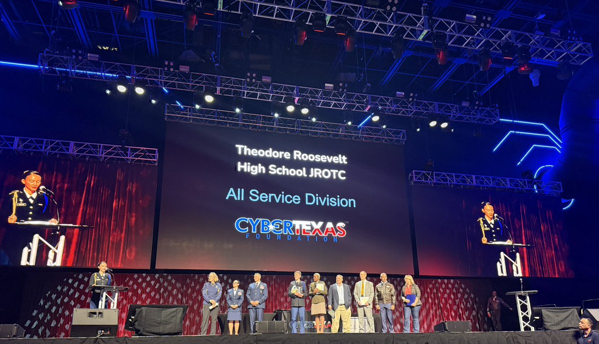 Rough Rider Battalion (@roosevelt_jrotc) on Twitter photo Congratulations to the Roosevelt JROTC All-Service team, they are the #1 JROTC team in the nation and #2 overall in the state of Texas. Wish them well as they head to CyberPatriot Nationals in 2 weeks. <a href="/WeAreTRHS/">Theodore Roosevelt High School - NEISD</a> <a href="/dr_maika/">Sean Maika</a> <a href="/JrotcDai/">Army JROTC-NEISD-DAI</a> <a href="/JrotcDai/">Army JROTC-NEISD-DAI</a> <a href="/NEISD_rudyj/">Rudy Jimenez</a> Congratulations to the Roosevelt JROTC All-Service team, they are the #1 JROTC team in the nation and #2 overall in the state of Texas. Wish them well as they head to CyberPatriot Nationals in 2 weeks. <a href="/WeAreTRHS/">Theodore Roosevelt High School - NEISD</a> <a href="/dr_maika/">Sean Maika</a> <a href="/JrotcDai/">Army JROTC-NEISD-DAI</a> <a href="/JrotcDai/">Army JROTC-NEISD-DAI</a> <a href="/NEISD_rudyj/">Rudy Jimenez</a>