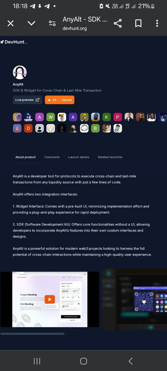 anslemo_'s tweet photo. π‘ Your upvote helps AnyAlt reach more developers & push Web3 innovation forward!
π₯ Let's make AnyAlt the #1 DevHunt toolβUpvote now using this link π
https://t.co/E3WBPSlu6c ππ
#Web3 #Crypto #Blockchain #DevTools #DeFi #AnyAlt #DevHunt https://t.co/VQ4HeaSyyb