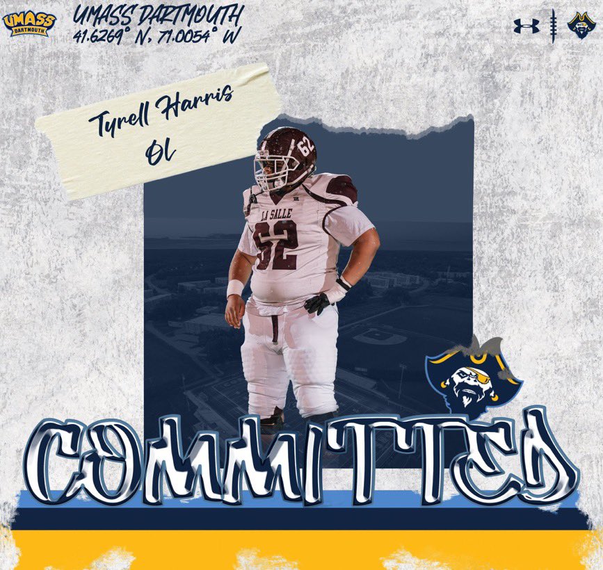 Beyond blessed to announce my commitment to Umass Dartmouth ! This journey hasn’t been easy, but every step has been worth it. I want to give a huge thank to my coaches and to my mom her sacrifices, love, and unwavering support have made this possible.#UMass #AGTG