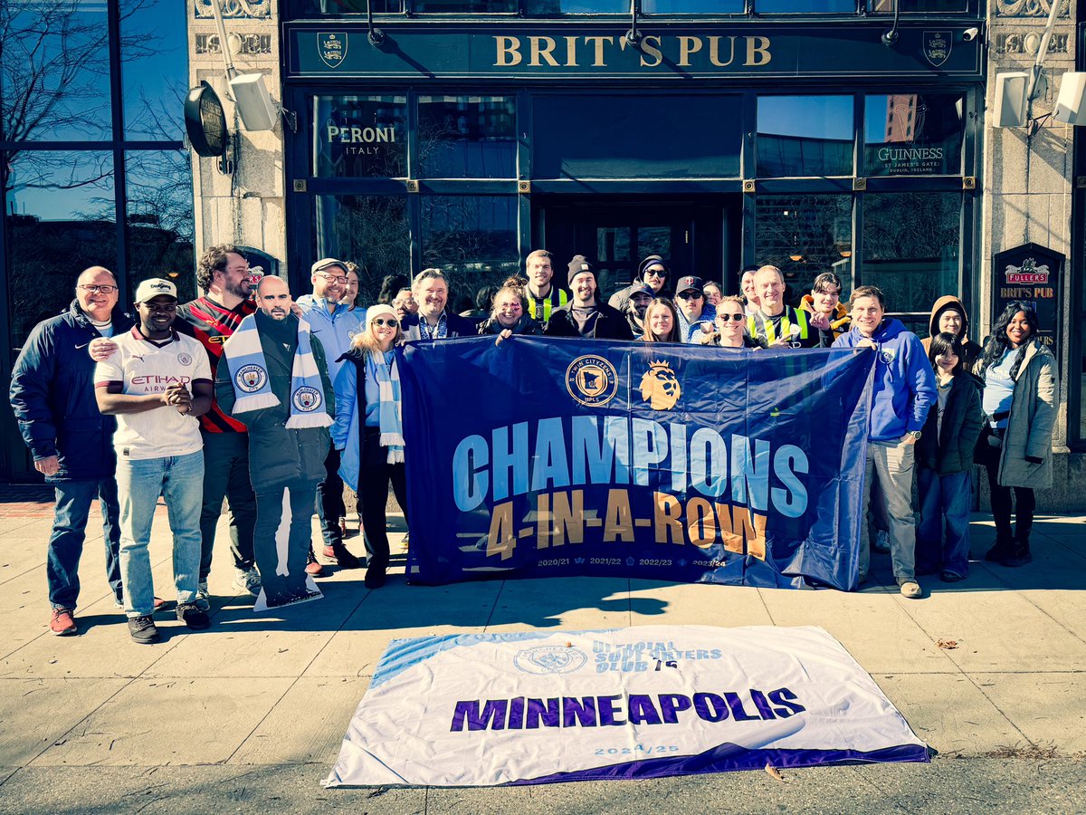 🎶 Go to Brit’s… Drink 10 pints… 🎶

#Champions4inarow #treblewinners #centurions #manchestercity #mancity #mancityosc #mancityus #twincityzens <a href="/britspubmpls/">Brit's Pub</a> #myplmorning