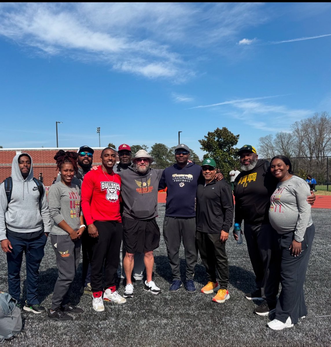 CoachJTW's tweet photo. Today was not only a proud moment but a thankful one as well. This picture includes coaches and track members from our teams at Creekside !! Four of them are now coaches!! Proud coach Moment !! #CREEKSIDEPRIDE. #GRATEFUL. #TIMEFLIES https://t.co/AiYnAdoVMT