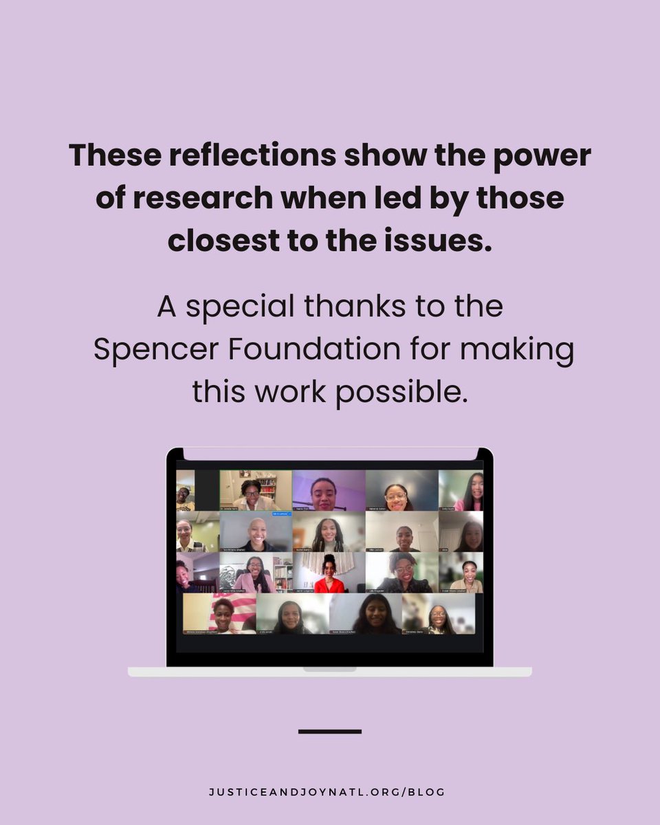 ✨Ahh! I wrote a post with Black girls about the transformative power of research as a catalyst for change!✨

This piece is deeply connected to my scholarship— moving beyond ‘empowering’ Black girls to honoring them as already powerful. 

🔗 Read here:
tinyurl.com/3xzx3hct