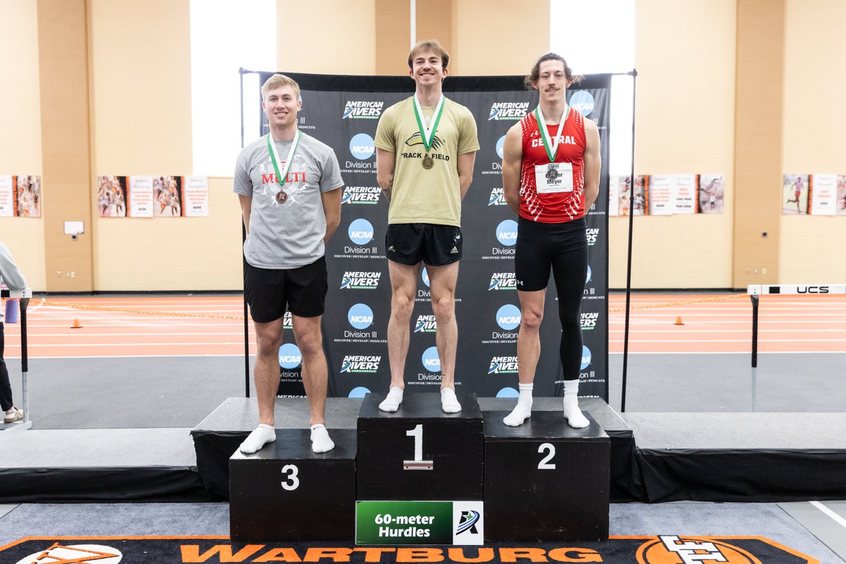 M🏃: 60-Meter Hurdles All-Conference

🥇 Smith, <a href="/NWUSports/">Nebraska Wesleyan University Athletics</a> 
🥈 Meyer, <a href="/CentralDutch/">Central Dutch</a> 
🥉 Pakkebier, <a href="/CentralDutch/">Central Dutch</a> 

#rollriversTF