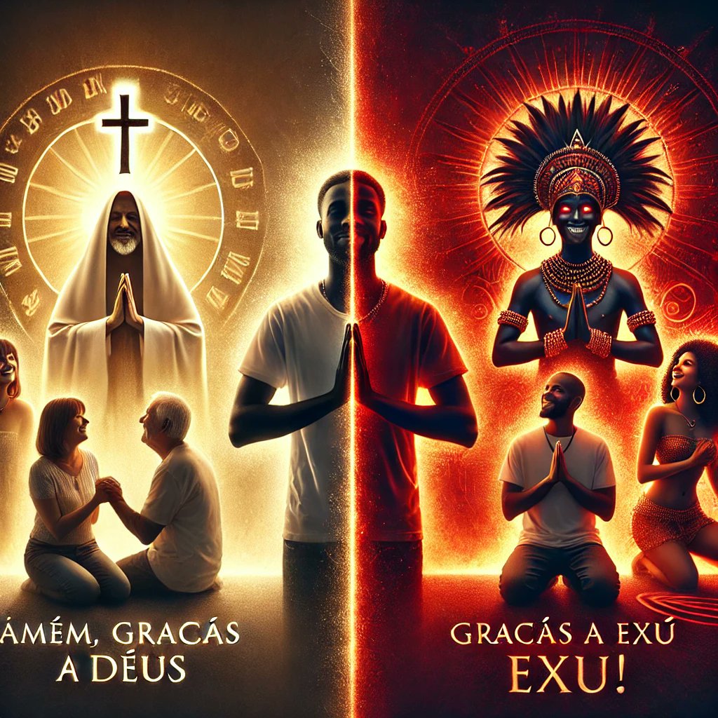 TorresCS1977's tweet photo. Para meu pai, mãe e irmã, eu digo: Amém, graças a Deus...
Para meus irmãos, eu digo: Axé, graças a Exu!

Cristiano Torres https://t.co/t5BxAZJWlu