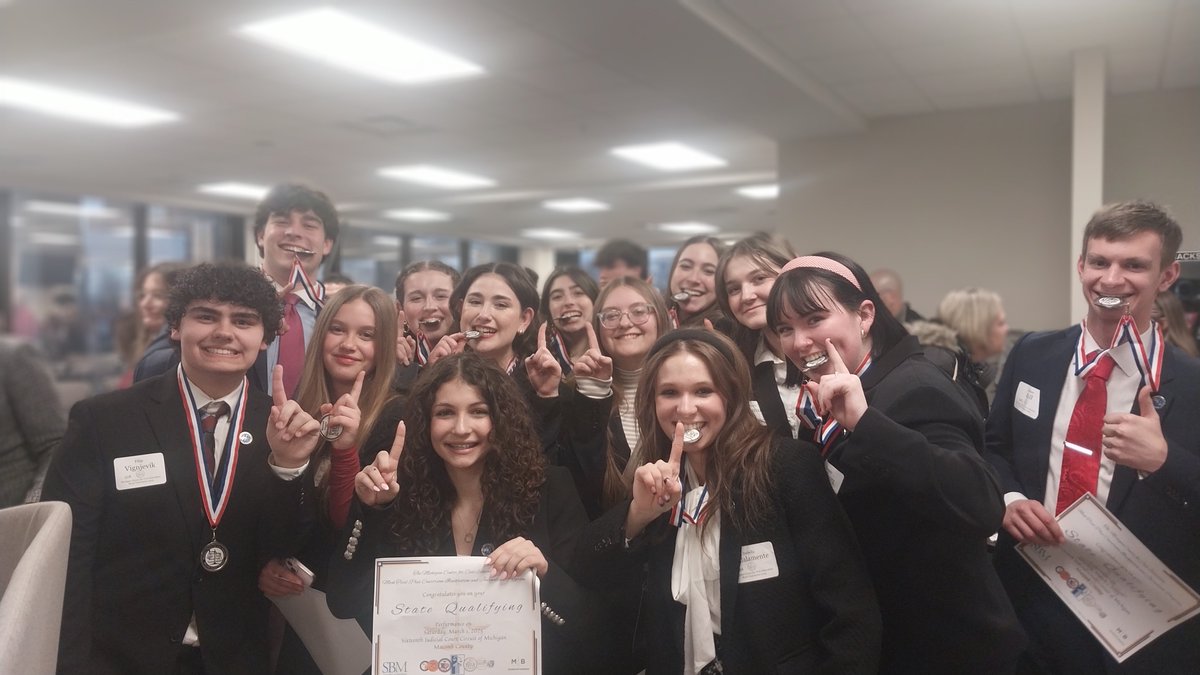 ROMEO HS Mock trial..back to back state qualifier