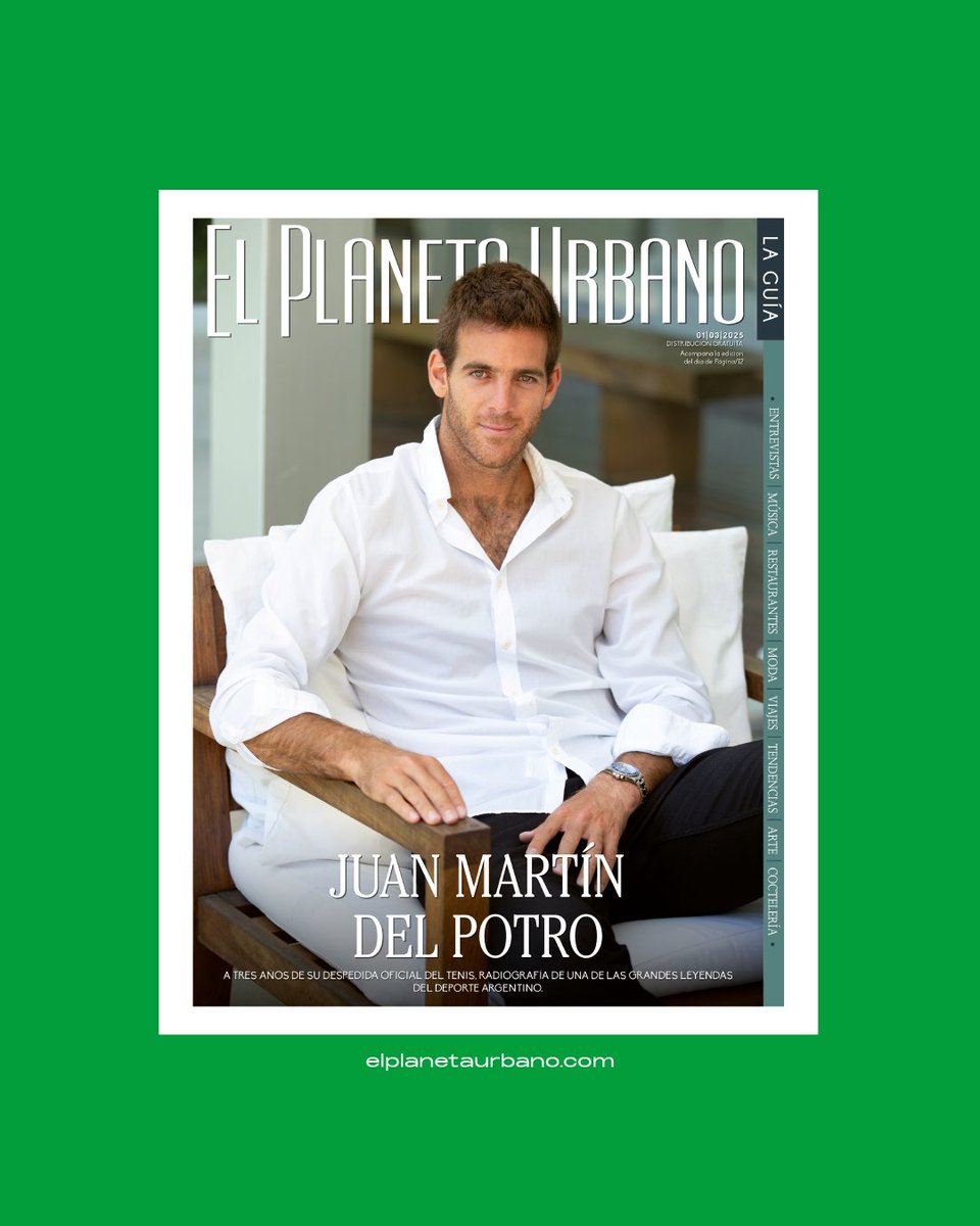 El Planeta Urbano (@elplanetaurbano) on Twitter photo ✨ ¡Juan Martín Del Potro es la nueva tapa de El Planeta Urbano!
Leé la Historia de tapa de <a href="/AmalfiTenis/">Pablo Amalfitano</a> en elplanetaurbano.com 🔗 ✨ ¡Juan Martín Del Potro es la nueva tapa de El Planeta Urbano!
Leé la Historia de tapa de <a href="/AmalfiTenis/">Pablo Amalfitano</a> en elplanetaurbano.com 🔗