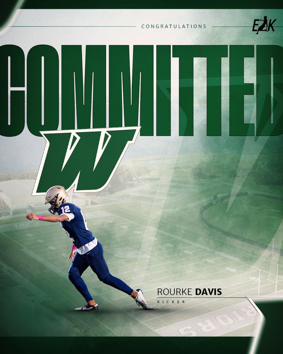 EnnsZone Kicking (@ennszonekicking) on Twitter photo 🚨Commitment Alert🚨
Congratulations <a href="/RourkeDavis17/">Rourke Davis</a> on your commitment to <a href="/WebberFB/">Webber Int'l University Football</a>‼️
Proud of your hard work to earn this opportunity and excited to see you ball out 🚨Commitment Alert🚨
Congratulations <a href="/RourkeDavis17/">Rourke Davis</a> on your commitment to <a href="/WebberFB/">Webber Int'l University Football</a>‼️
Proud of your hard work to earn this opportunity and excited to see you ball out