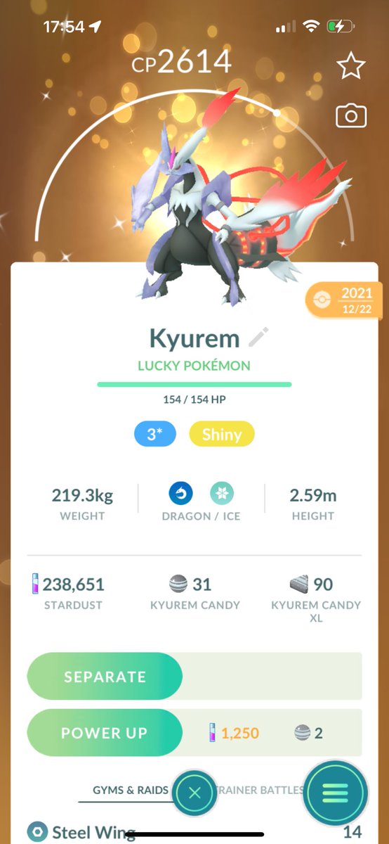 Bluefireninja9's tweet photo. Shinies I caught today. #pokemon #PokemonGOTour #unova #kyurem https://t.co/xngKULDvhu