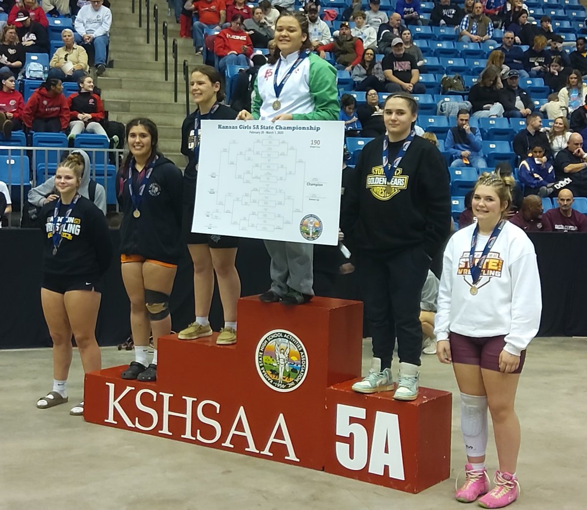 . <a href="/HPHSATHLETICS/">HPHS Scots of Topeka Ks</a> 190-pound junior Makayka Cadet becomes Highland Park's first-ever girls wrestling state champion on her 17th birthday Saturday at Park City Arena.