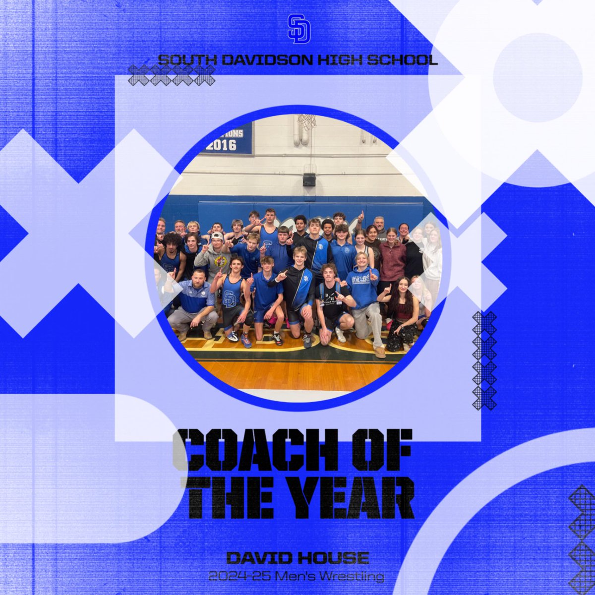 Congratulations <a href="/DavidhouseHouse/">David House</a> for being named 
2024-25 CCC Men's Wrestling Coach of the Year!
<a href="/sdwildcatsports/">SD Wildcat Athletics</a> <a href="/ctadams_3/">Chris Adams</a> 
#wearewildcats