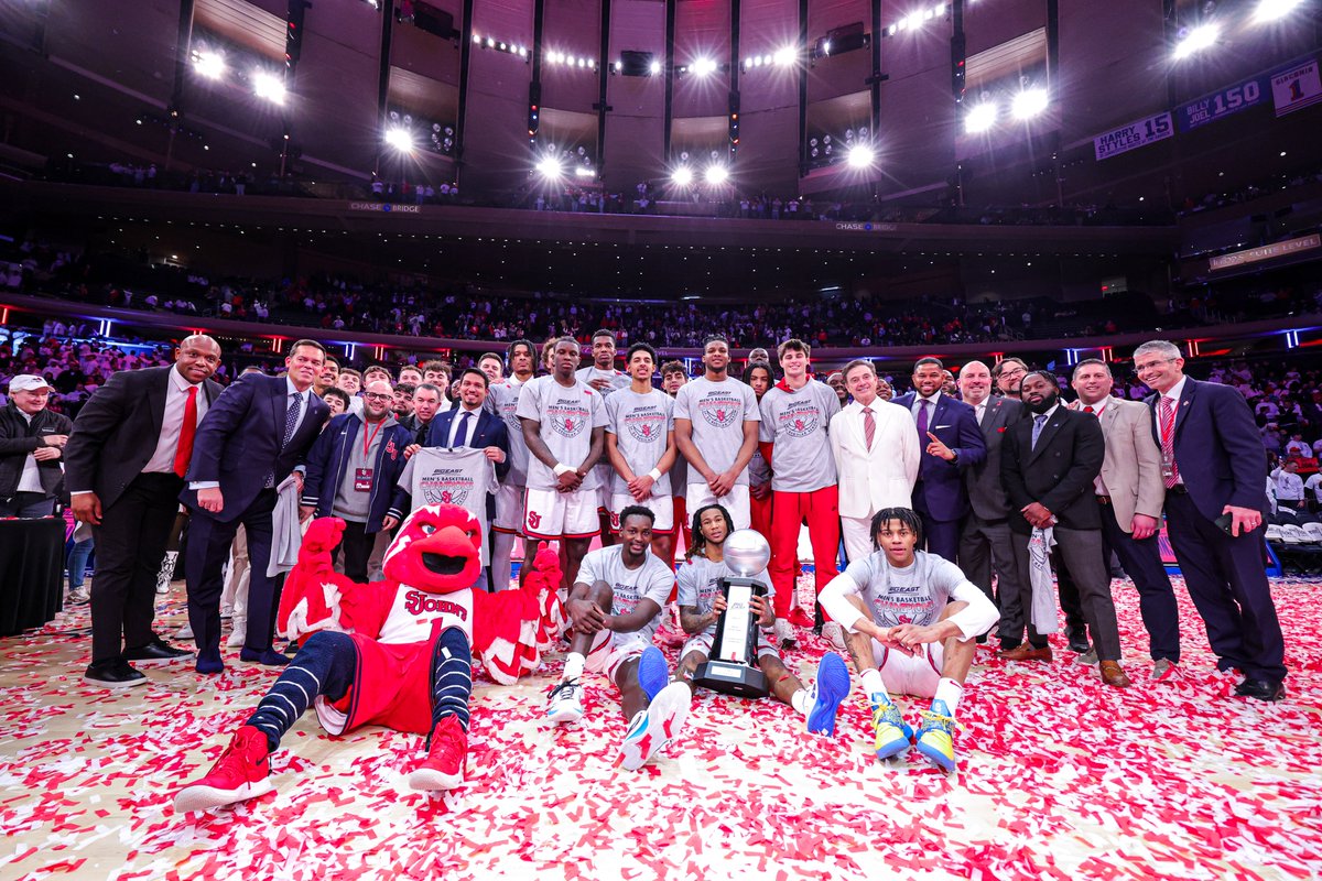 Your <a href="/BIGEAST/">BIG EAST Conference</a> Regular Season Champs!! 🏆😎