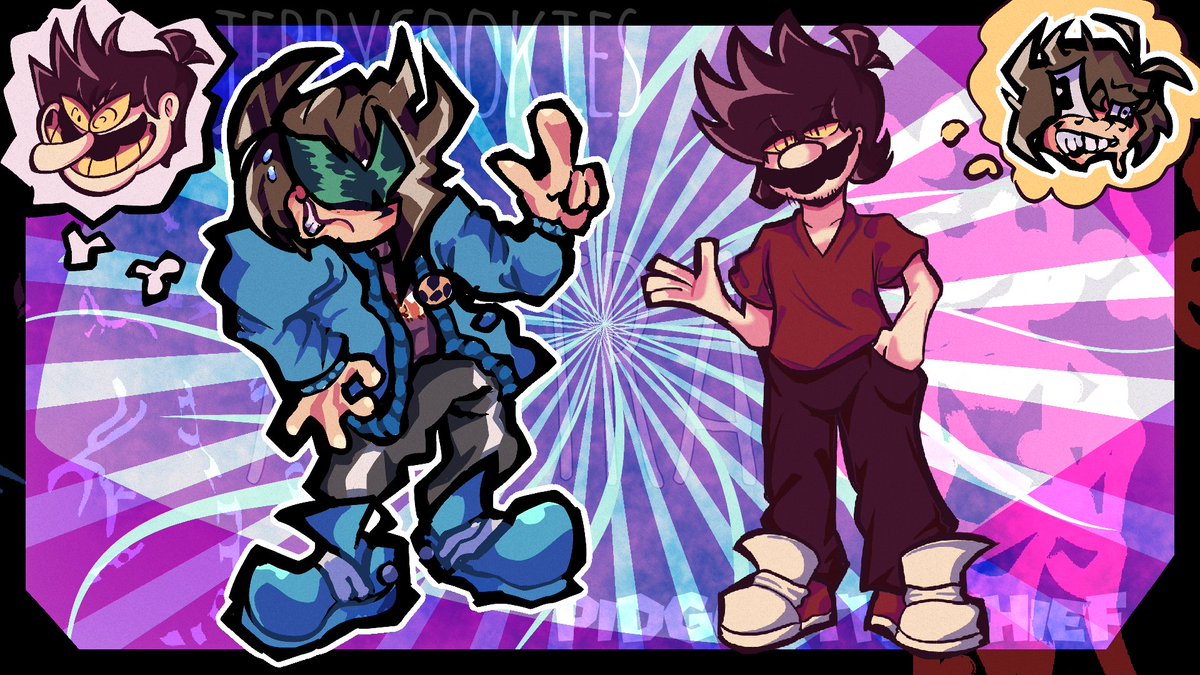 PidgeyTheThief's tweet image. Style Swap WITH @Jerrycookies69 
#oc #artswap #styleswap #gay