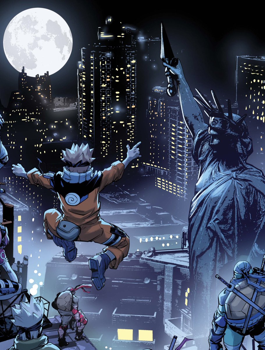 dailyhokage's tweet photo. NARUTO IN NYC https://t.co/OopAZoYN63