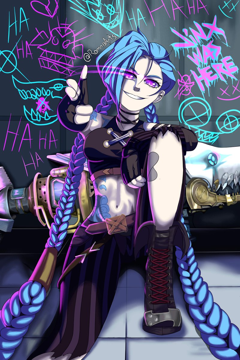 Fanart de JINX/Powder

#fanart #arcanefanart #ArcaneSeason2 #LeagueOfLegendsFanArt #jinxfanart  #digitalart #arcane  #LeagueOfLegends