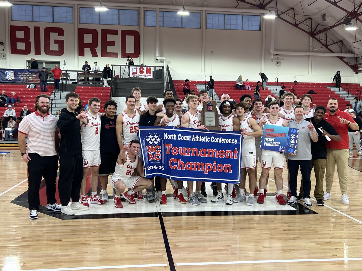 🏆The #ncacmbkb25 tournament champions,  <a href="/DenisonSports/">denisonsports</a>  🏆