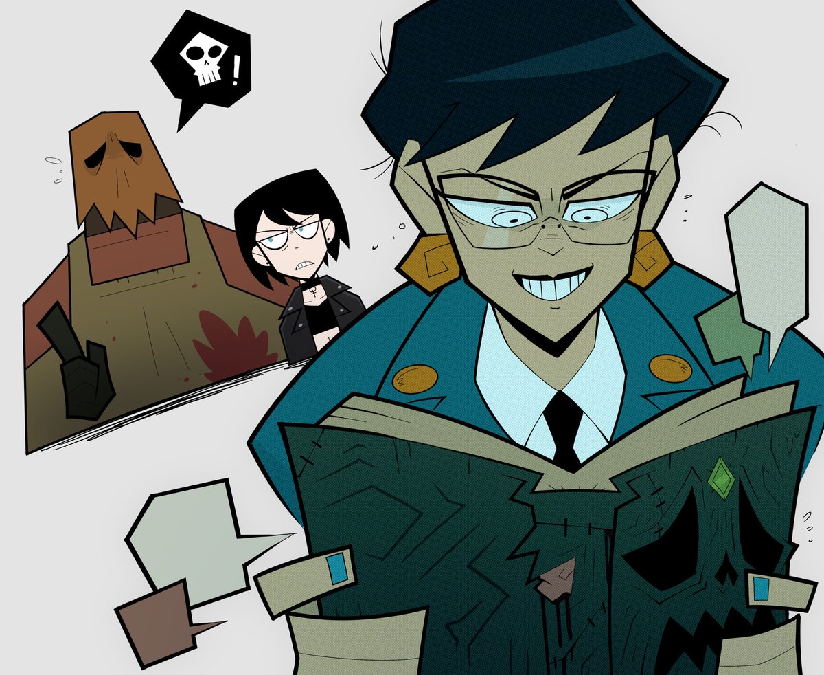 RooseveltDead's tweet image. B-Day thing for ma fren @liversaurus
Drew our characters interacting