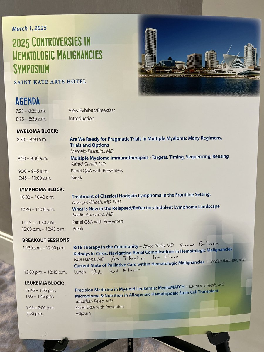 Paul E. Hanna, MD MSc (@paulhannamd) on Twitter photo Great conference <a href="/mcw_oncology/">MCW Hematology & Oncology</a> <a href="/MCWCancerCenter/">MCW Cancer Center</a> <a href="/MedicalCollege/">Medical College of Wisconsin</a>! Thank you for the invite and warm welcome!
<a href="/MCW_Nephrology/">MCW Nephrology</a> Great conference <a href="/mcw_oncology/">MCW Hematology & Oncology</a> <a href="/MCWCancerCenter/">MCW Cancer Center</a> <a href="/MedicalCollege/">Medical College of Wisconsin</a>! Thank you for the invite and warm welcome!
<a href="/MCW_Nephrology/">MCW Nephrology</a>