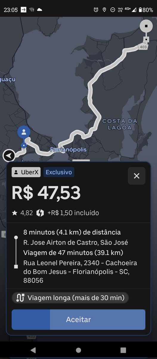 Alison_Floripa's tweet photo. @Uber_Brasil @Uber_Support  Só me explica onde que a plataforma tá pagando 1,2x  nesse carnaval. Onde que está os 20% a mais para o motorista? https://t.co/pRiDZUFNNz