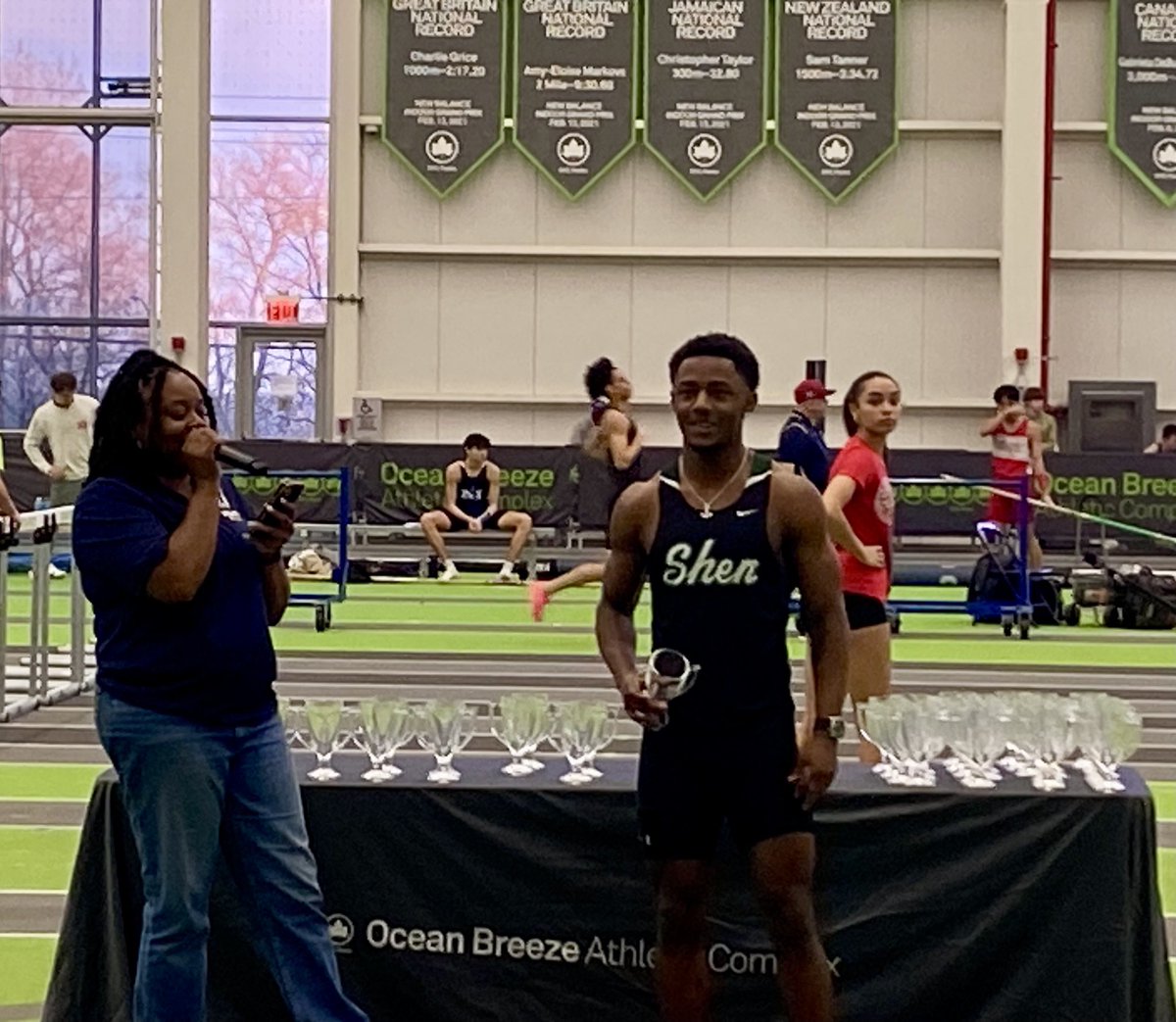 Shen Legion (@legionrising) on Twitter photo Congrats to Ihsaan Alozie who wins the 60m Dash at OB Elite posting the #1 time in NYS this season at 6.97!! <a href="/ShenAthletics/">ShenAthletics</a> #Rise #RiseAgain Congrats to Ihsaan Alozie who wins the 60m Dash at OB Elite posting the #1 time in NYS this season at 6.97!! <a href="/ShenAthletics/">ShenAthletics</a> #Rise #RiseAgain