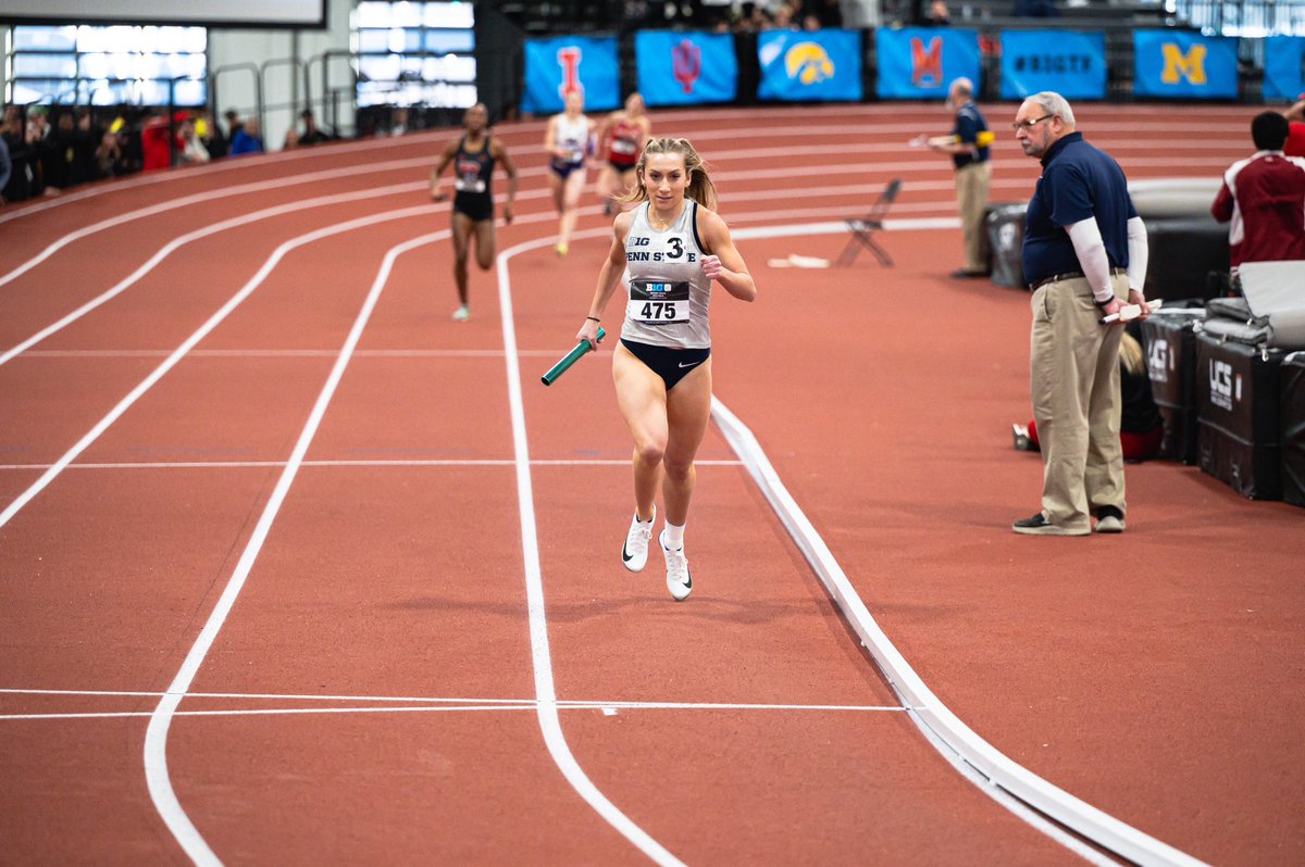 W 4x400

The Nittany Lion group of Pitts, Quinn, Duffy, and Goldstein close out competition with a season-best relay mark👏

6 | 3:36.84 | PSU

#WeAre | #PSUTF