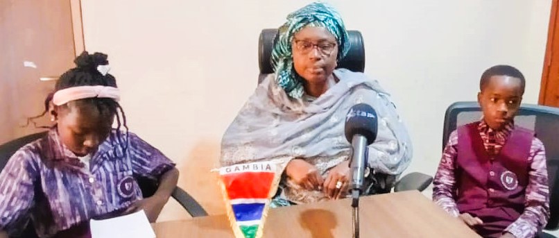 Tomorrow, as the Gambia joins the international community in commemorating the International Children’s Day of Broadcasting (ICDB). Hon. Fatou Kinteh who is the minister of the children had ‘one-on-one’ interview sessions with children from various media outs.
<a href="/UNICEF/">UNICEF</a>
