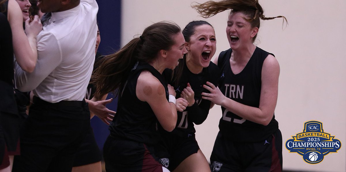 #SCACWbb | Trinity Advances to 13th Consecutive #SCAC Championship Game With 65-64 Semifinal Victory over McMurry🏀

📰| shorturl.at/FwZH1

#SCACPride | #SCACChamps | #d3hoops | #WhyD3