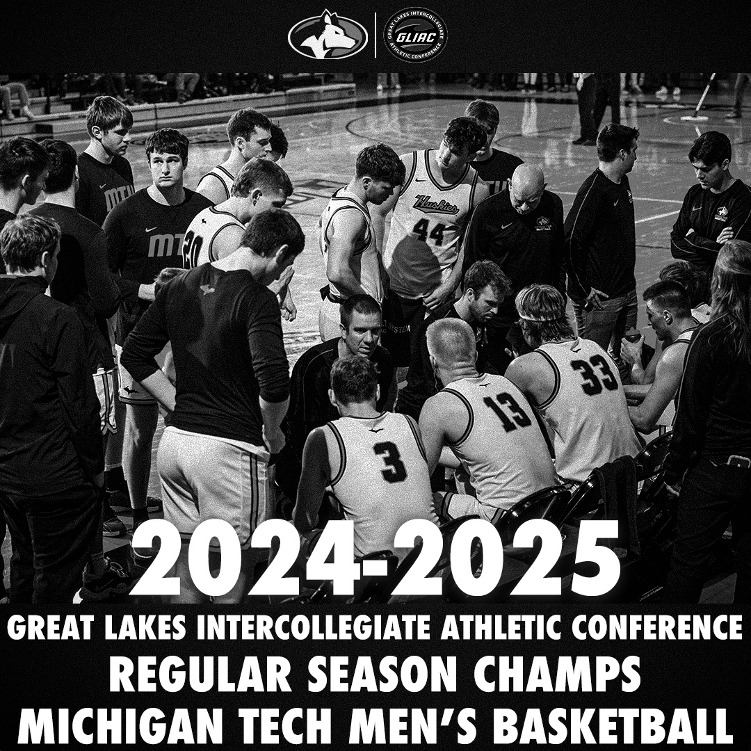 For the first time since the 2002-03 season, your Michigan Tech Huskies are outright GLIAC regular season champions!  

#FollowTheHuskies