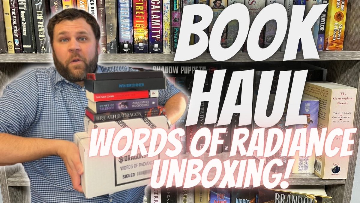 Words of Radiance Leatherbound <a href="/BrandSanderson/">Brandon Sanderson</a>  Unboxing &amp; Book Haul 2025! youtu.be/sVFQpeKHBro?si… via <a href="/YouTube/">YouTube</a> (thx for reposts!)