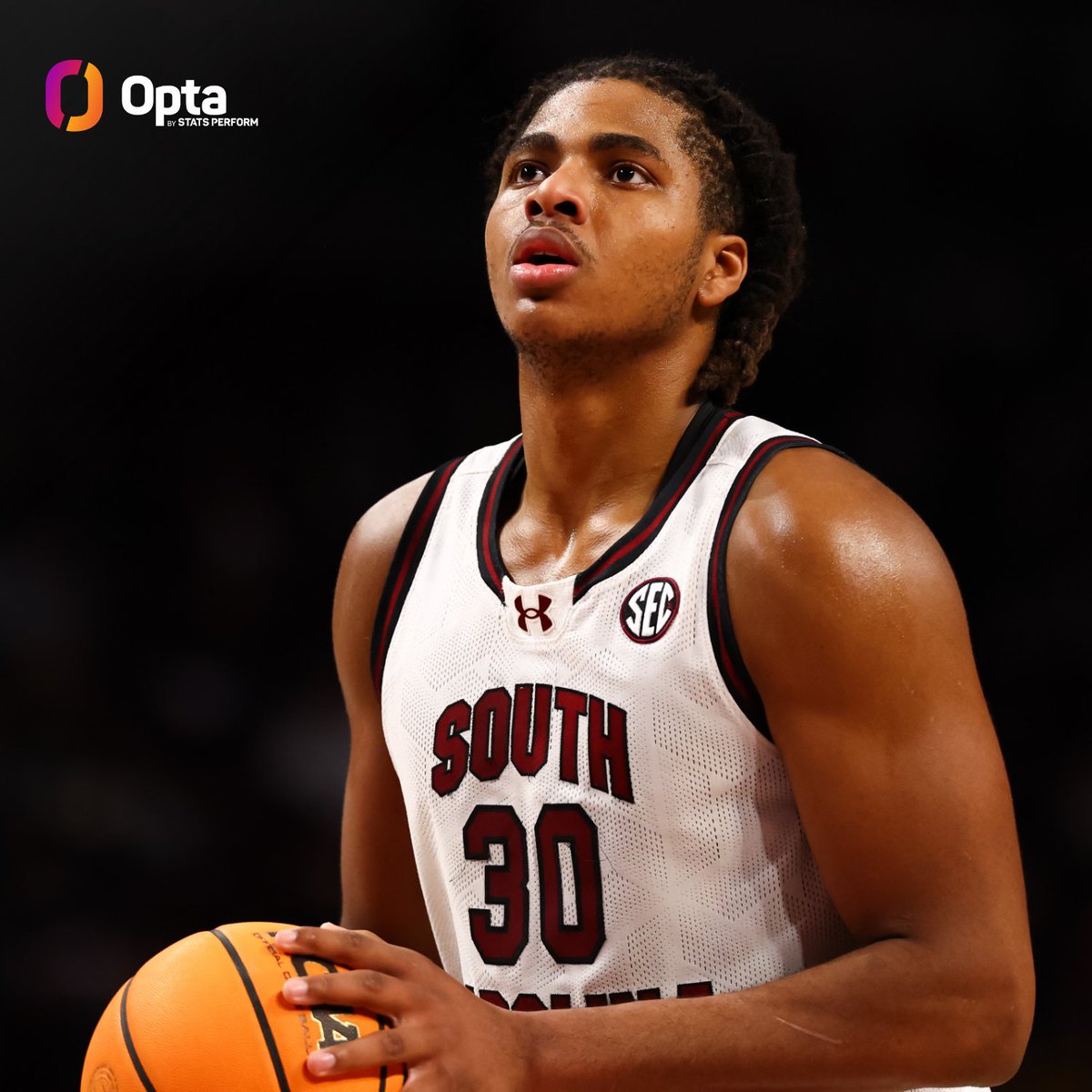 OptaSTATS's tweet image. Collin Murray-Boyles' last two games:
62 points
81.5% FG%
94.7% FT%

He's the only player this century in the NBA, WNBA or Division I (men's or women's) to reach those three marks in a two-game span.