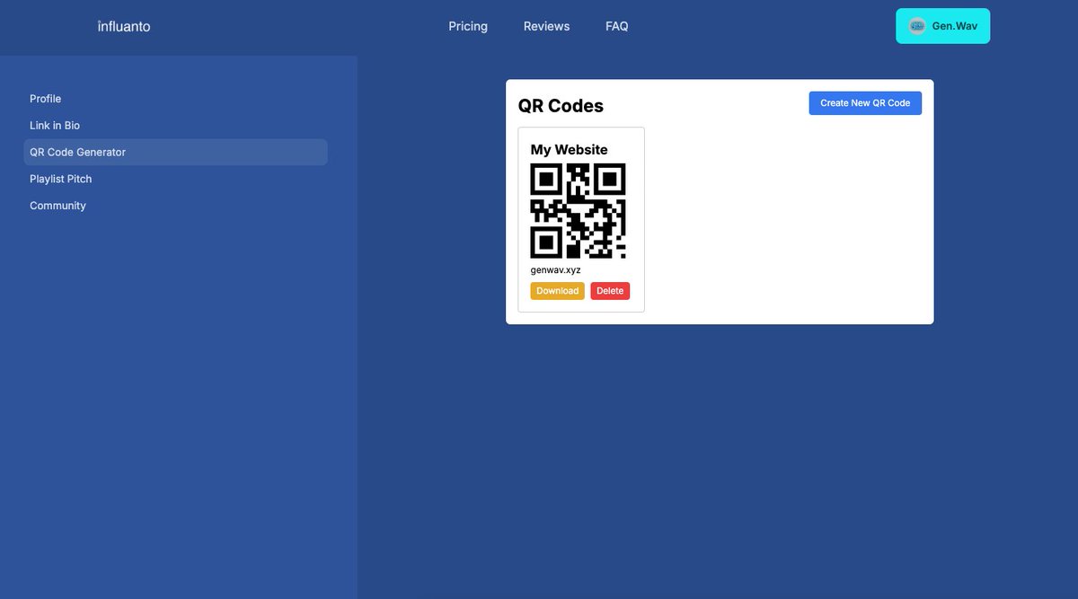influanto - the all in one music marketing tool tweet media