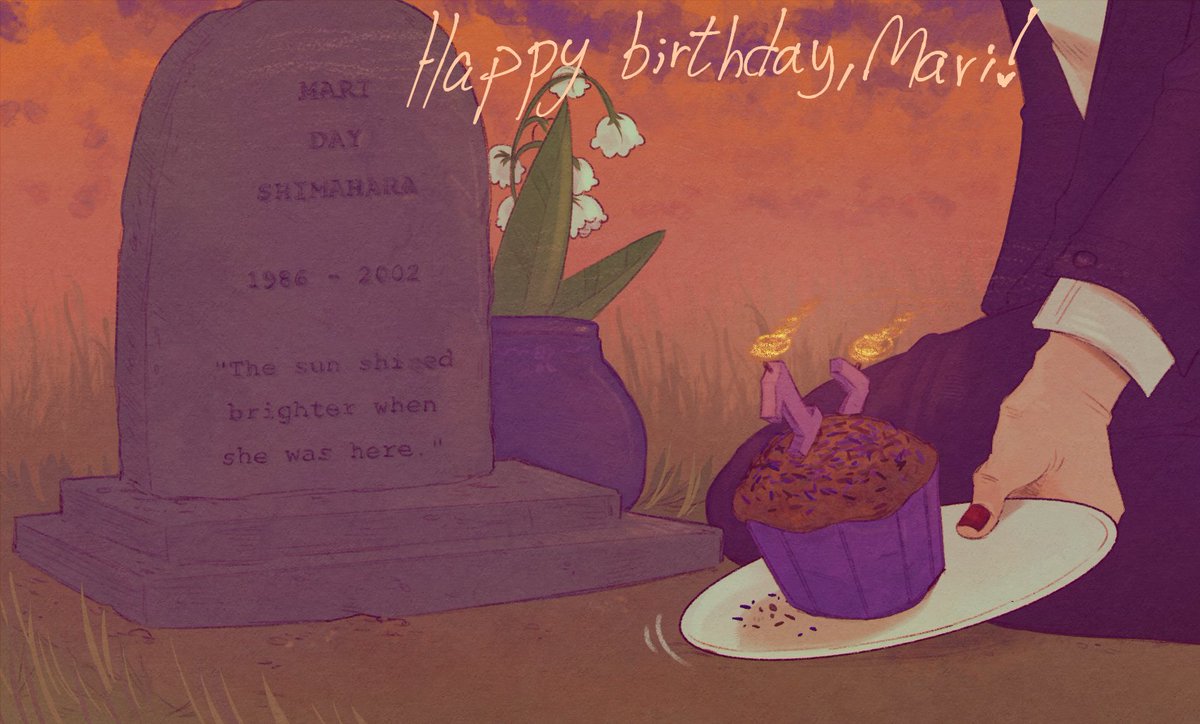 🧺🧁Happy birthday, Mari!
"I'm so sorry sweetie, your brother couldn't bring himself to get out of bed..."
.
#HIKIau #OMORI #OMORIFANART #omoriau
