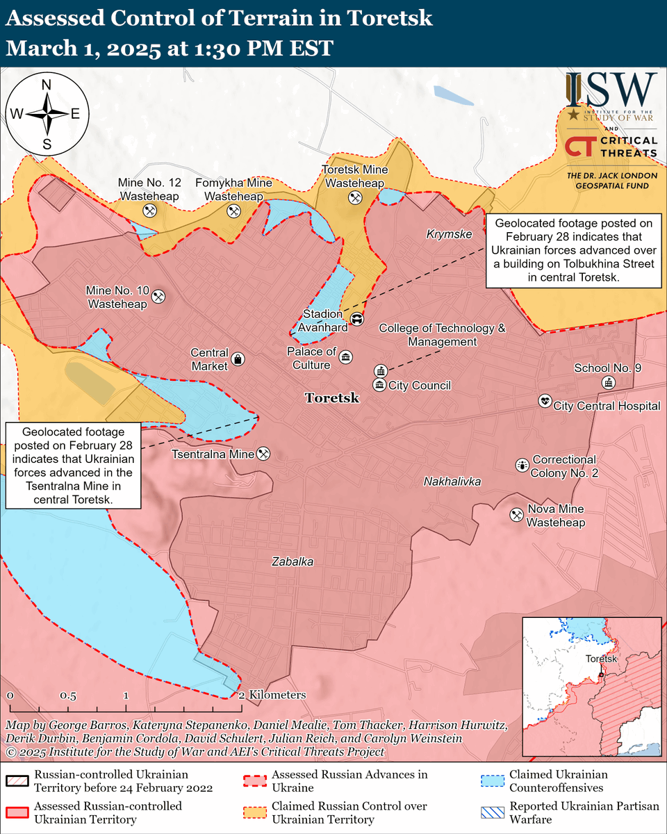 TheStudyofWar's tweet photo. NEW: Senior US officials are suggesting that the United States may cut all aid to Ukraine, although President Trump has not indicated any such intention.

Cutting the current flow of aid to Ukraine would directly undermine President Trump’s stated goal of achieving a sustainable peace in Ukraine.