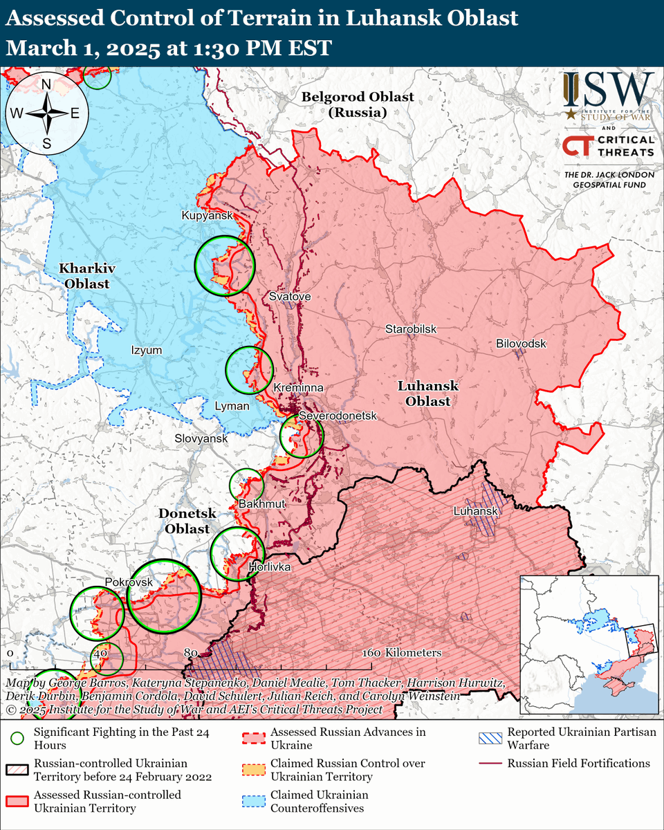 TheStudyofWar's tweet photo. NEW: Senior US officials are suggesting that the United States may cut all aid to Ukraine, although President Trump has not indicated any such intention.

Cutting the current flow of aid to Ukraine would directly undermine President Trump’s stated goal of achieving a sustainable peace in Ukraine.