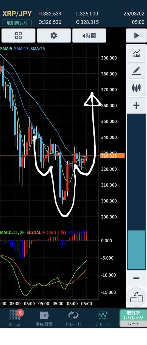XRPチン◯ンロングしました。