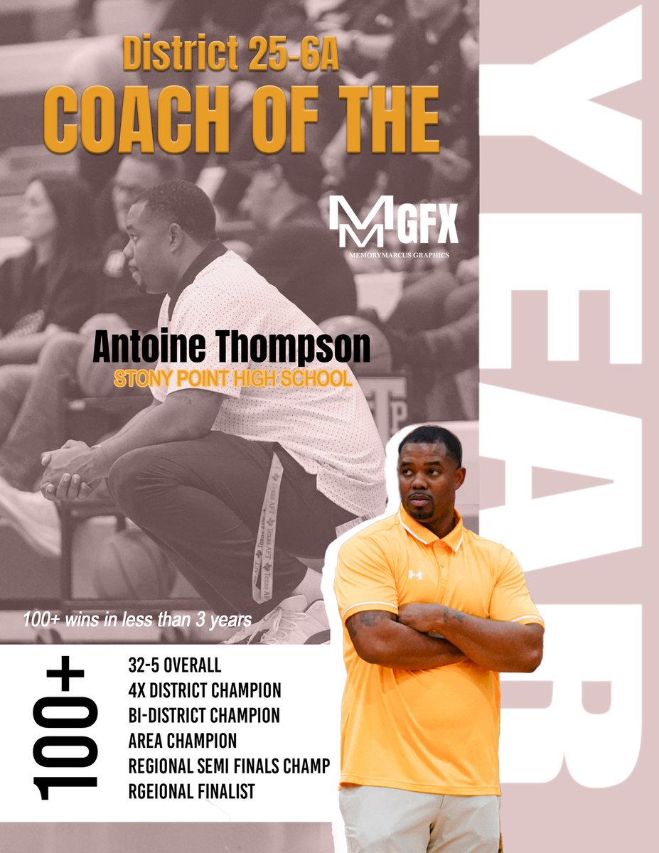COACH OF THE YEAR‼️ <a href="/CoachToine_24/">Antoine D. Thompson</a> 
#coachoftheyear