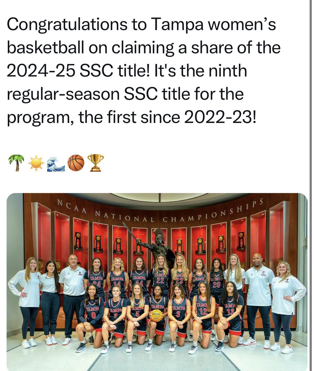 Nikki (@jesseenikki) on Twitter photo Congrats to Tom Jessee and his team! No better coach. 😉☺️❤️⚔️🏀 <a href="/UTampaWBB/">Tampa Women’s Basketball</a> Congrats to Tom Jessee and his team! No better coach. 😉☺️❤️⚔️🏀 <a href="/UTampaWBB/">Tampa Women’s Basketball</a>