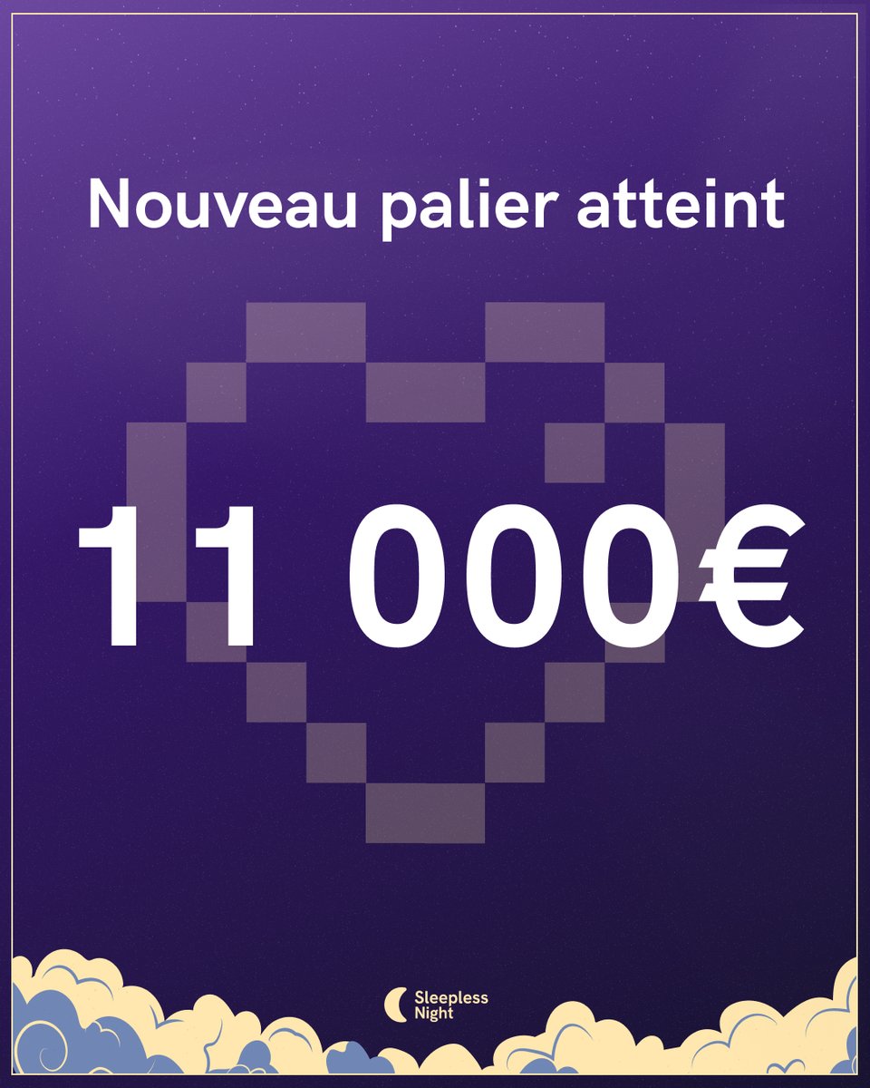 Sleepless Night - Événement Caritatif Twitch tweet media