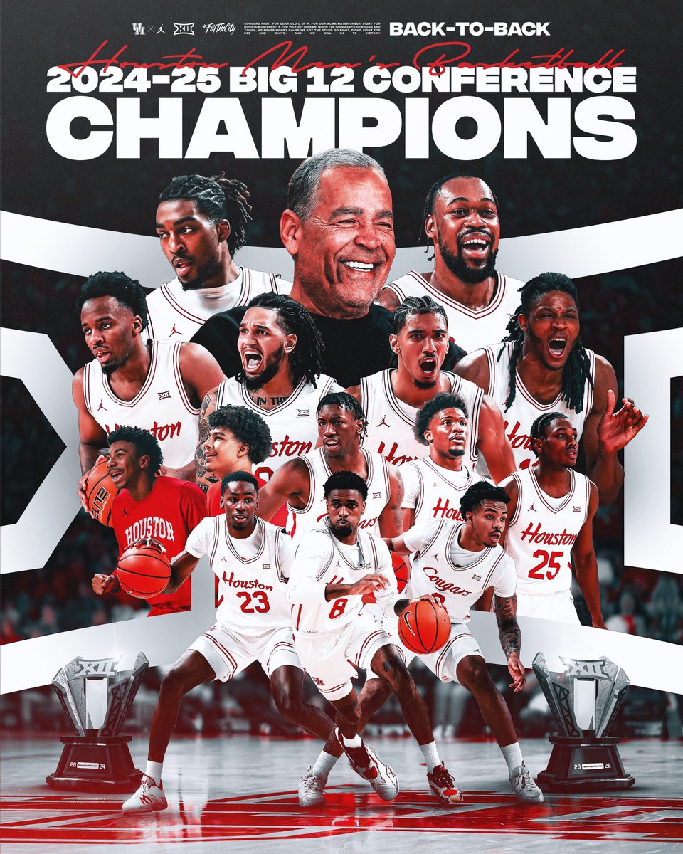 𝐁𝐈𝐆 𝟏𝟐 𝐂𝐇𝐀𝐌𝐏𝐈𝐎𝐍𝐒… again

#ForTheCity x #GoCoogs
