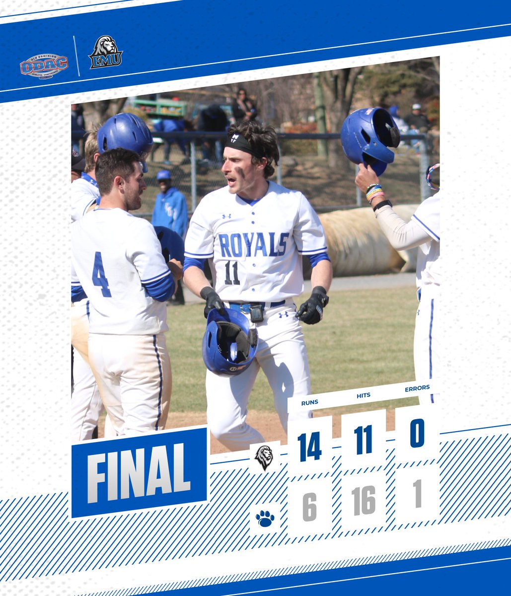 Baseball Splits Saturday Doubleheader With Penn State Behrend 👍

📰: tinyurl.com/27c3vx38

#CompeteTogether | #RoyalPride