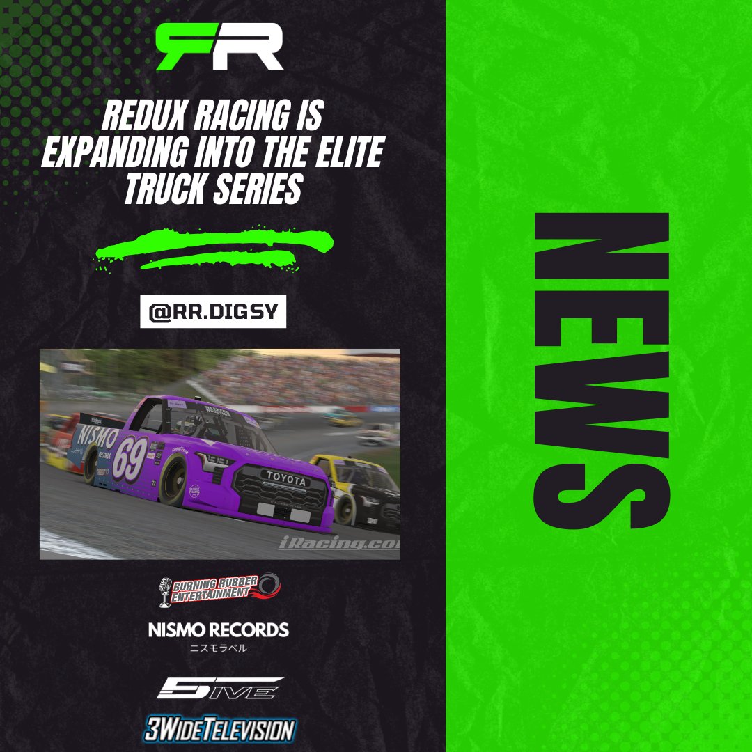 Redux Racing (@redux_racing) on Twitter photo Redux Racing are expanding into the <a href="/EliteRacing_/">Elite Racing League</a> Truck Series with a single entry of <a href="/RR_Digsy/">Daniel Gore</a> ! Redux Racing are expanding into the <a href="/EliteRacing_/">Elite Racing League</a> Truck Series with a single entry of <a href="/RR_Digsy/">Daniel Gore</a> !