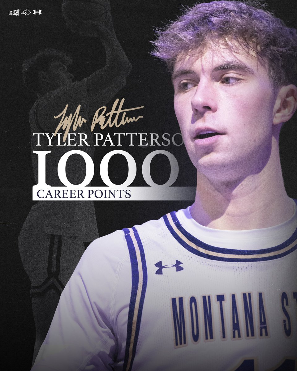 Montana State Menโs Basketball (@msubobcatsmbb) on Twitter photo ๐ญ๐ ๐ชฃ
<a href="/PattersonTyler_/">Tyler Patterson</a> reaches 1,000 points in style after a career-high 26 today in Sacramento
#Attitude | #GoCatsGo ๐ญ๐ ๐ชฃ
<a href="/PattersonTyler_/">Tyler Patterson</a> reaches 1,000 points in style after a career-high 26 today in Sacramento
#Attitude | #GoCatsGo