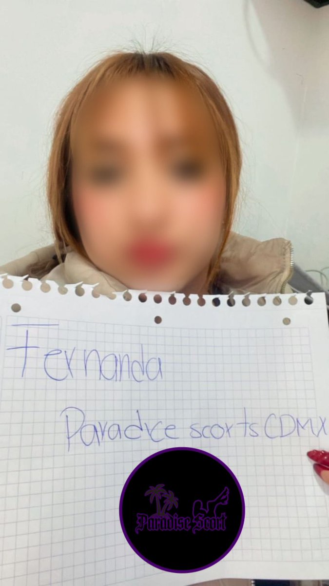 Paradise_Scorts's tweet photo. 🎩Señores les presentamos a Fernanda  que ya es parte de Paradise Scorts Cdmx 💋 
CONTACTANOS SI BUSCAS EL MEJOR PLACER‼️
Contacto: 5661096168
#scortcdmx #scortscdmx
#scortsVIP #encuentroscdmx
#lasmejoresescortsdelacdmx https://t.co/qNrbJhVwZr