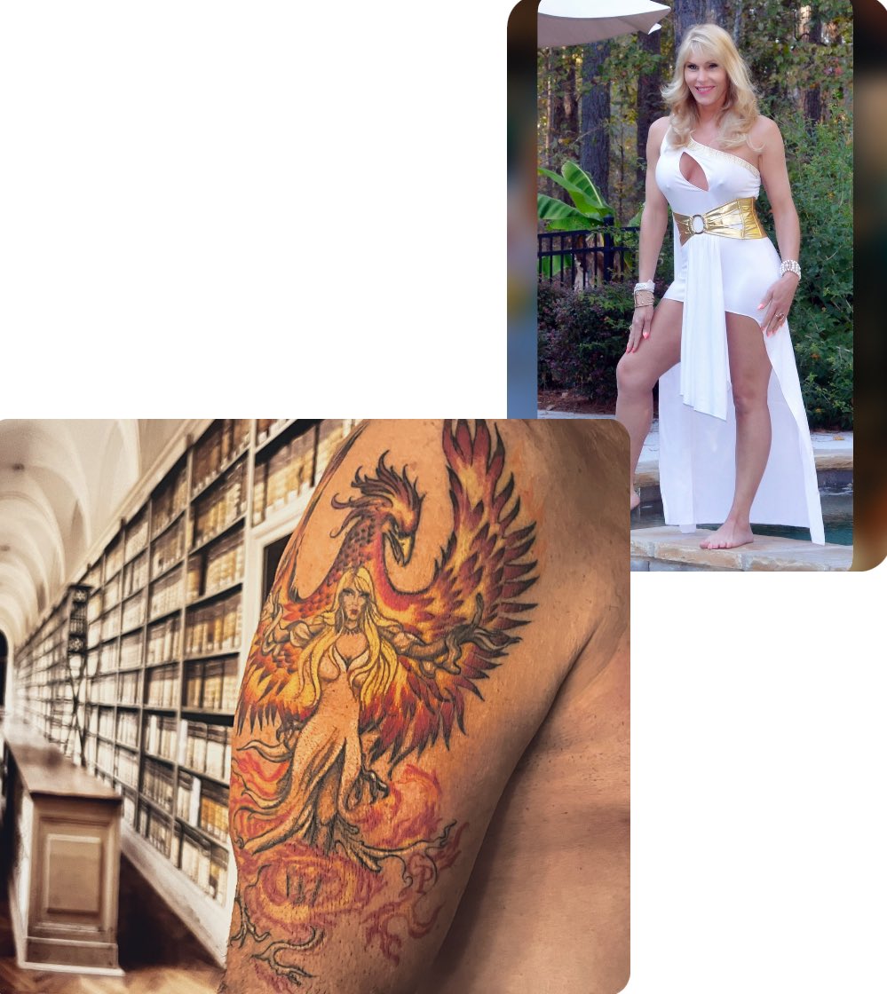 This tattoo i specifically had designed and placed on my arm to show my devotion to a true deserving Goddess, this is a symbol of my unwavering commitment to her, this signifies a love that is not a romantic gesture but a deeper devotion to my Goddess. It’s a testament to the