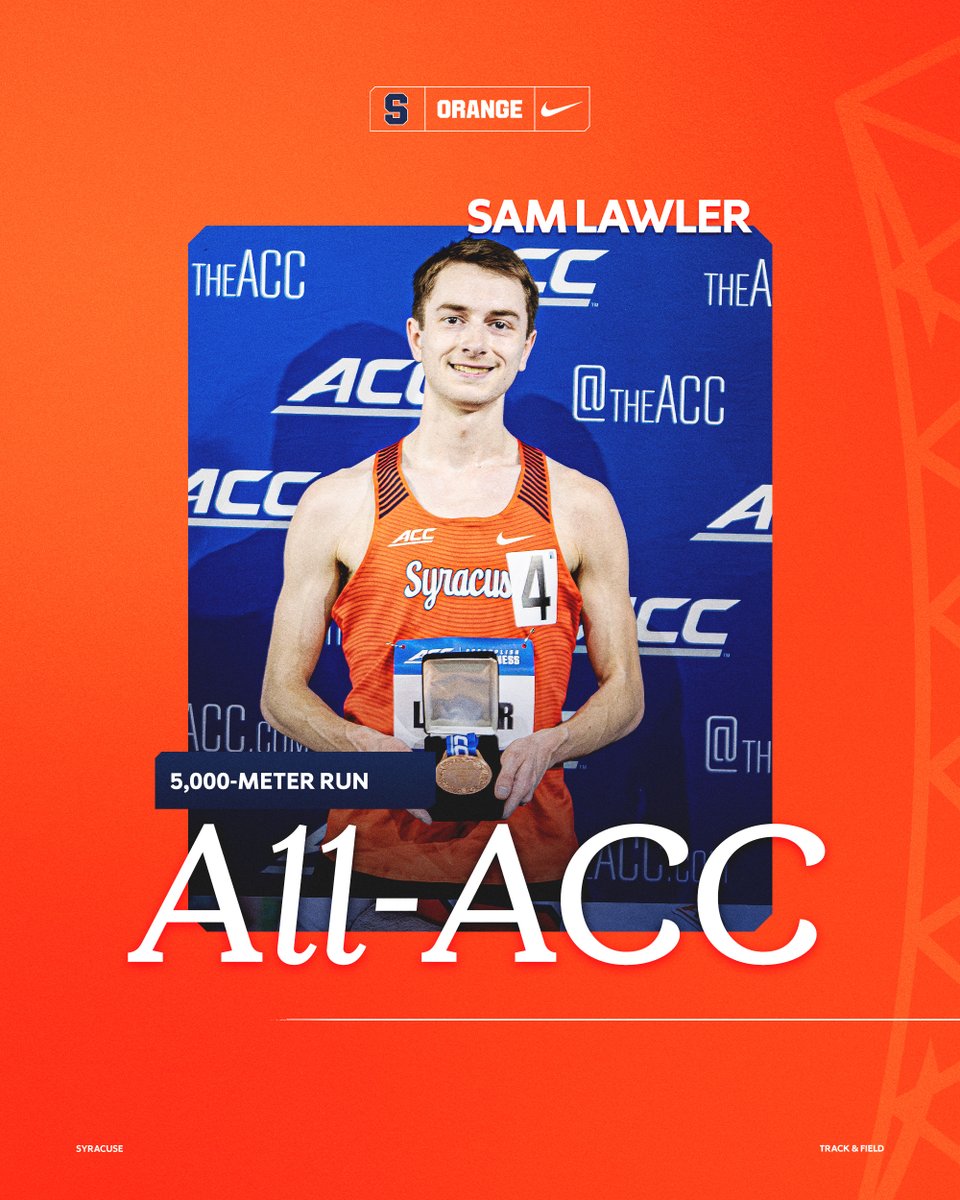 First hardware of the weekend!

Sam Lawler takes fifth in the 5k.