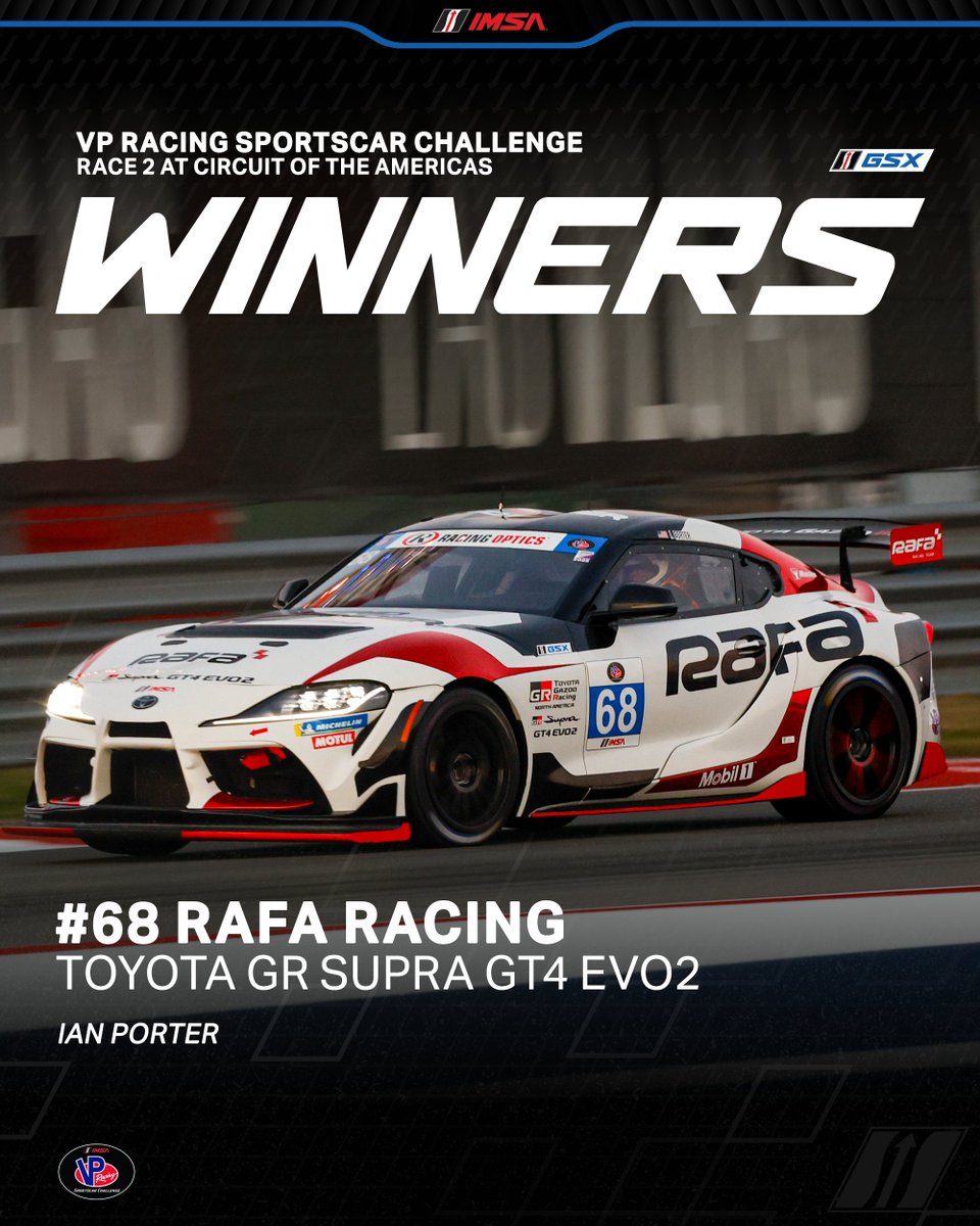 Congratulations to your Race 2 Winners at Circuit of the Americas!

<a href="/VP_Racing_Fuels/">VP Racing</a> | <a href="/NASCARatCOTA/">NASCAR at COTA</a>