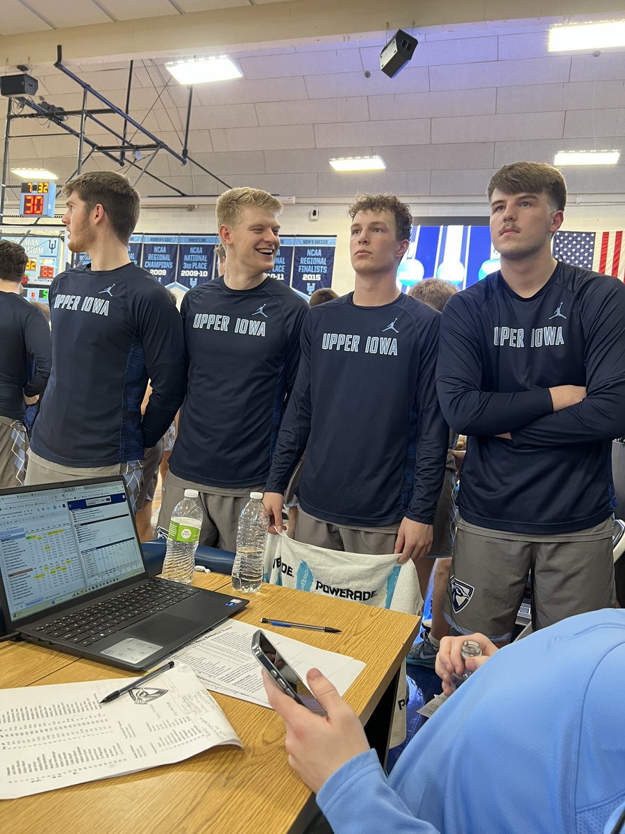 Peacock Schrock (@mschrocka) on Twitter photo Every great team has a solid foundation of dudes like this. During timeouts, they provide a barrier for our huddle by turning their backs and facing the other teams huddle.
1. Know your role
2. Execute it
3. Have a bit of fun with it.
<a href="/PeacockHoops/">Upper Iowa MBB</a> Every great team has a solid foundation of dudes like this. During timeouts, they provide a barrier for our huddle by turning their backs and facing the other teams huddle.
1. Know your role
2. Execute it
3. Have a bit of fun with it.
<a href="/PeacockHoops/">Upper Iowa MBB</a>