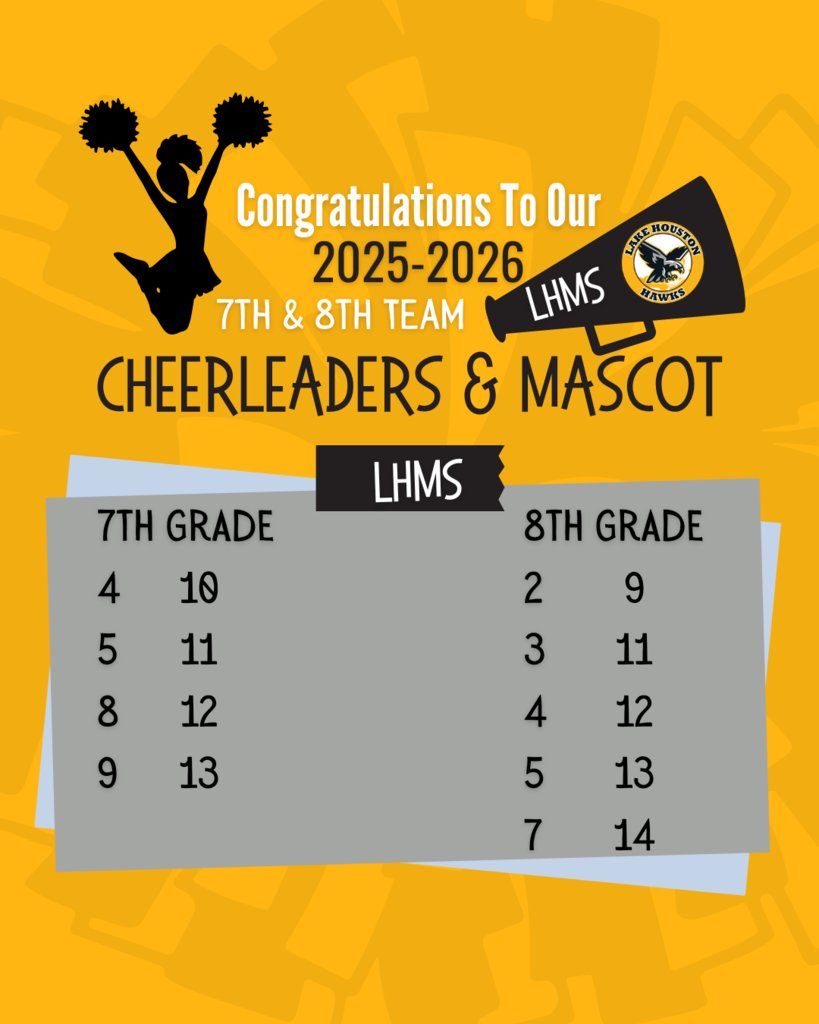 Congratulations to our LHMS Cheer Team! #LHMSHawks