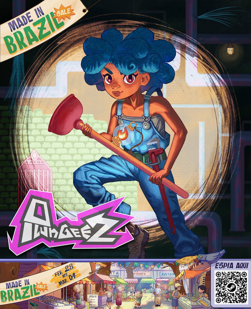 Team Zeroth (@teamzeroth) on Twitter photo A <a href="/madeinbrsale/">BRIndies #MadeinBrazilSale</a> tá no ar com centenas de jogos brasileiros incríveis no precinho. A demo de Plungeez (GRATUITA) tá disponível na Steam e vc não pode perder essa oportunidade! 🙌❤️ Não deixe de jogar, adicionar em sua wishlist e nos dizer o que achou. 🙌🎮🪠❤️ Link na bio! A <a href="/madeinbrsale/">BRIndies #MadeinBrazilSale</a> tá no ar com centenas de jogos brasileiros incríveis no precinho. A demo de Plungeez (GRATUITA) tá disponível na Steam e vc não pode perder essa oportunidade! 🙌❤️ Não deixe de jogar, adicionar em sua wishlist e nos dizer o que achou. 🙌🎮🪠❤️ Link na bio!